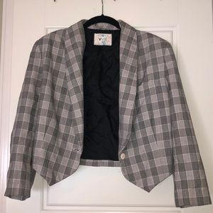 Retro cropped blazer